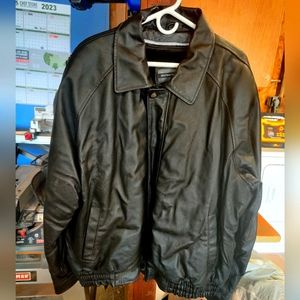Michael Michelle Leather Jacket Women's XXL ~ Mens M